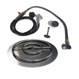 Fpkobrssbk124ng Tretco 22 Inch Stainless Steel Pan-ring Kit Natural Gas