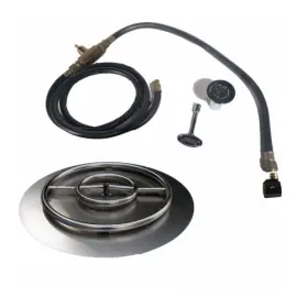 Fpkobrssbk130lp Tretco 30 Inch Stainless Steel Pan-ring Kit Liquid Propane Fpkobrssbk130lp Tretco 30 Inch Stainless Steel Pan-ring Kit Liquid Propane