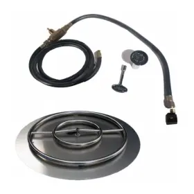 Fpkobrssbk130ng Tretco 30 Inch Stainless Steel Pan-ring Kit Natural Gas