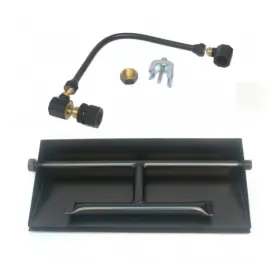 Ob2bk224lp Tretco 21 Inch Powder Coated Dual Burner Pan Kit Liquid Propane