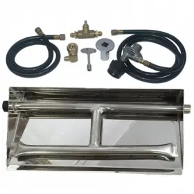 Ob2ssbk136lp Tretco 32 Inch Stainless Steel Dual Burner Pan Liquid Propane