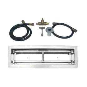 Ob4ssbk136ng Tretco 36 Inch Stainless Steel Drop-in Rectangular Burner Kit Natural Gas