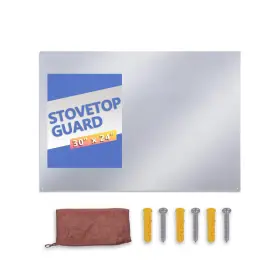 Uf-yjb-2430 Ufaucet 30 X 24 Inch Stainless Steel Backsplash For Kitchen Wall Range Hood Stove Ba