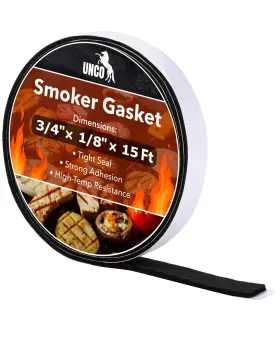 Ovdh001u438vs Unco Unco- Smoker Gasket 15 Ft 3/4 Inch X 1/8 X1/8 1 Pack Black