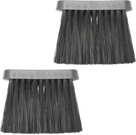 Uoienrt 313021060084 2 Pcs Oblong Fireplace Brush With Large Pp Handle Hair