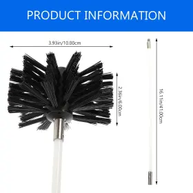 Upkoch 744110361469 Chimney Cleaning Brush Fireplace Flue Sweep Whip Cleaner Tools Rotary Sys #2