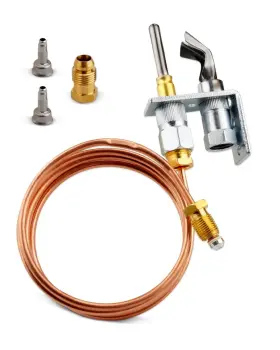 Q314a4586 Urnqowuy Q314a6102/u Q314-1 Pilot Burner With Thermocouple Assembly Fit For Honeywell Gas