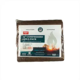 Us Stove 445020537526 12 Inch Compressed Wood Log 6 Pack