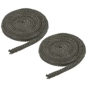 Uxcell 609044708325 2pcs 73 Inch Wood Stove Gasket High-temperature Resistance Seal Rope