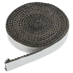 Uxcell 609044740844 5/8 Inch X1/8 X73 Wood Stove Gasket Graphite Fiberglass Flat Self Adhesive Seal Rope