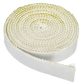 Uxcell 726215707373 1 Inch X 1/8 X118 Wood Stove Gasket Fiberglass Self Adhesive Seal Rope White