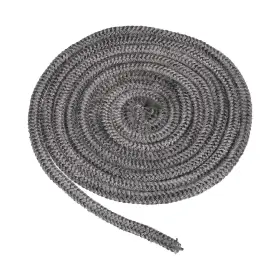 Uxcell 731618779926 1/4 Inch X 86 Wood Stove Gasket Graphite Fiberglass Round Seal Rope Black