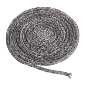 Uxcell 731618780090 1/4 Inch X 118 Wood Stove Gasket Graphite Fiberglass Round Seal Rope Black