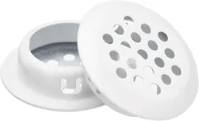 A23080900ux1170 Uxcell 25mm 1 Inch Circular Soffit Vent 10pcs Stainless Steel Round White