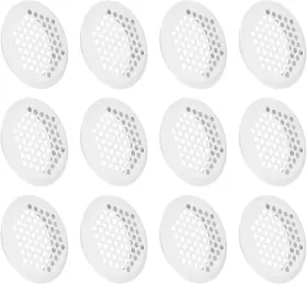 A24080900ux0667 Uxcell 12pcs Air Vents Circular Soffit Vent 53mm/2.1 Inch Stainless 53mm White
