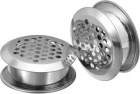 A24090200ux2401 Uxcell 33mm 1-5/16 Inch Circular Soffit Vent 30pcs Stainless Steel Silver Tone