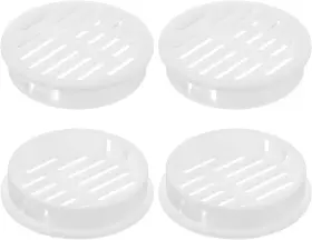 A24101900ux0810 Uxcell Round Soffit Vents 2 Inch 8pcs White Plastic 50mm