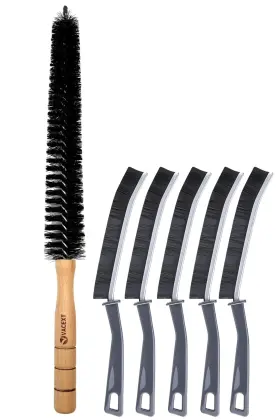 Vtt150 Vacext Dryer Lint Brush Vent Trap Cleaner Plus 5pcs Crevice Gap Cleaning Brushes - R