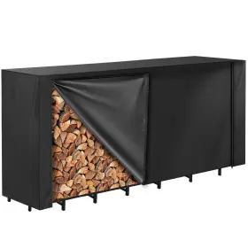 67e2934e69c16d994e434d8b Vailge 8ft Firewood Rack Cover Heavy Duty Waterproof 600d Oxford Outdoor