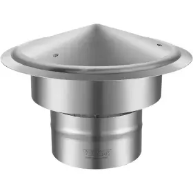 Vevor 705353280757 Chimney Cap Stainless Steel Round Rain Roof Vent Cover Outdoor Silver Durable