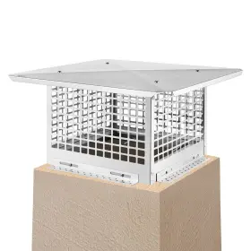 Vevor 768558091689 Chimney Cap 13 Inch X Flue Caps 304 Stainless Steel Fireplace Chimney
