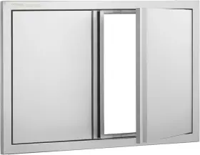 Vevor 768558093959 Bbq Access Door 28 X 19 Inch Double 28w 19h Silver
