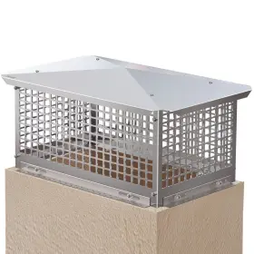Vevor 789591515925 Chimney Cap 13 Inch X 24 Flue Caps 304 Stainless Steel Fireplace Co