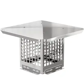 Vevor 789591515970 Chimney Cap 8 Inch X Flue Caps 304 Stainless Steel Fireplace Cove