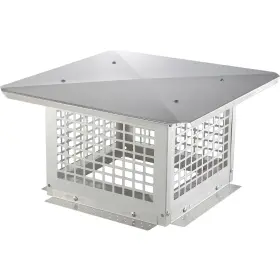 Vevor 840349948812 Chimney Cap 12 X Inch 304 Stainless Steel Fireplace Cover Silv