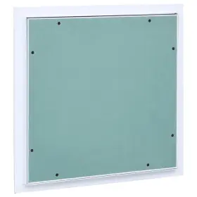 145097 Vidaxl Access Panel With Aluminum Frame And Plasterboard Gypsum Board Door