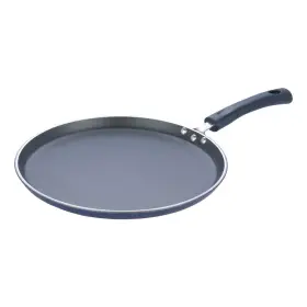 Vinod 827016063092 Zest Non-stick Flat Omni Dosa Tawa/griddle 12 Inch Black