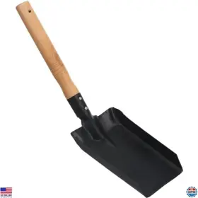 Visit The Besportble Store G15k1425jx587 Mini Iron Ash Shovel With Wooden Handle - Compact Garden Trowel For Cleanup