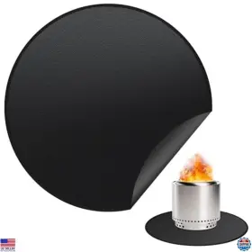 Visit The Rumlick Store Hdc-715 36 Inch Fire Pit Mat For Solo Stove Bonfire Round Fireproof Under Grill Mats