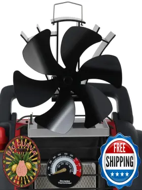 B0fcs75szn Voda Wood Stove Fan For Buddy Heater Heat Powered Fireplace Thermoelectric 6