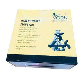 Vdsf634rx Voda Wood Stove Fan Heat Powered 12 Blades Fireplace Large Top #2