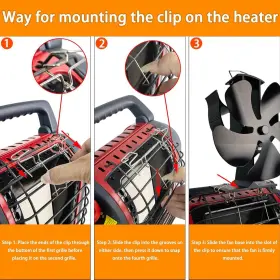 Vdsf684bu Voda 5 Blades For Buddy Heater Wood Stove Fan Heat Powered With Metal #3 Vdsf684bu Voda 5 Blades For Buddy Heater Wood Stove Fan Heat Powered With Metal #3