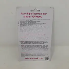 Vdtm300 Voda Stove Pipe Thermometer Model Wood Temperature Gauge Magnetic #2