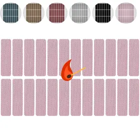 Winecraft 850069233037 24 Count Sheet Of Color Adhesive Match Striker Strip Stickers 2 Inch X Hc Strips