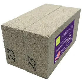 G32-11 Wirejewelry Medium Duty Insulating Fire Brick Rated Up To 2300 Degree Fahrenheit - 2 Pack