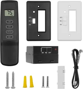 Wofunpart 1001th-a Fireplace Remote Control Thermostat Kit Millivolt Gas Valve Fireplaces Stoves