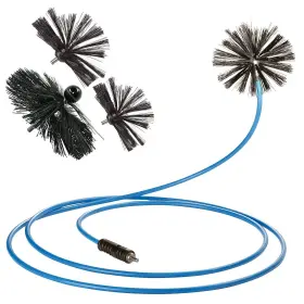 Wohler 262383840444 Rotary Brush M10-16ft Set Air Duct And Dryer Vent Cleaning Tool Drill