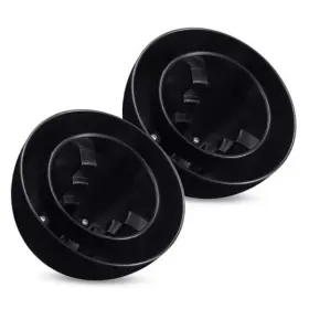 Wonderjune Min-wonderjune-3893 Pack Pvc Furnace Flue Pipe Vent Cap For 1.5 Inch 3 Hemispherical 2 Black