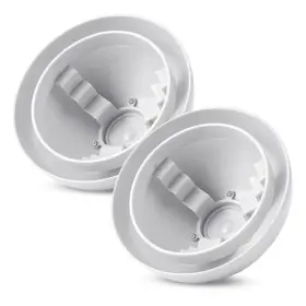 Min-wonderjune-3941 Wonderjune 2pack Pvc Furnace Flue Pipe Vent Cap For 4 Inch 5 6 Hemispherical Roof