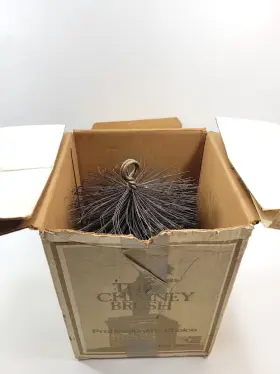 Worcester 102-7 Vintage The Chimney Brush Professional Choice 7 Inch Round