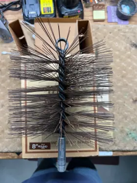 Worcester 404454 Round Wire 6 Inch And 8 Chimney Brushes With Rope Connectors