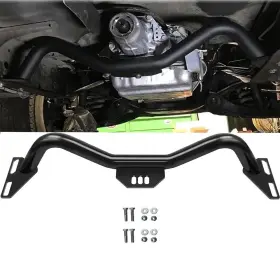 C28v01 Wrlwy Adjustable Black Powder-coated Transmission Crossmember For Red