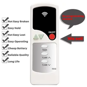 Wh300-26c2d-rgbm Xinjishimin 801542926519 Replacement Remote Control For Whalen Electric Fireplace Wh3 #3 Wh300-26c2d-rgbm Xinjishimin 801542926519 Replacement Remote Control For Whalen Electric Fireplace Wh3 #3