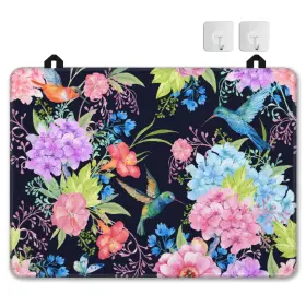 Htm-sp0415 Yespoak Electric Stove Top Cover Protector Hummingbird Birds And Flowers Glass Fla