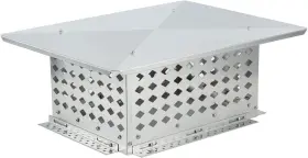13x18ycz00v0 Yuxiangbbq Chimney Cap 13 Inch X 18 304 Stainless Steel Fireplace Flue Caps Cover Mesh New