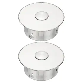 Zaplyte 672668508862 2 Pcs 112mm 4.4 Inch Chimney Hole Cap Stainless Steel Flue Cover With